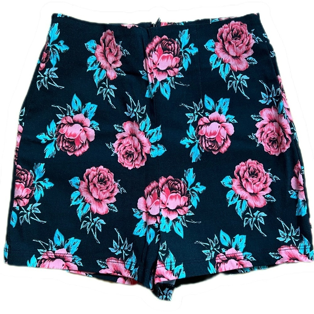 Charlotte Russe High Waist Floral Shorts (S) NWOT